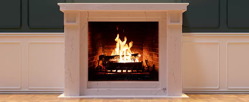 Decorative Electric Fireplace Installation in Redding, California
