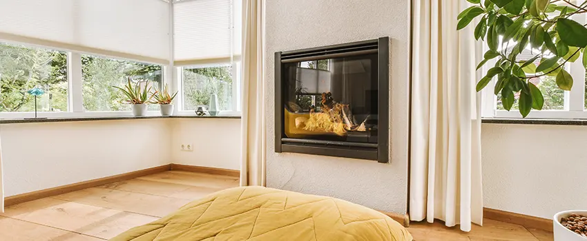 Residential Fireplace Ceramic Glass Installation in Redding, CA