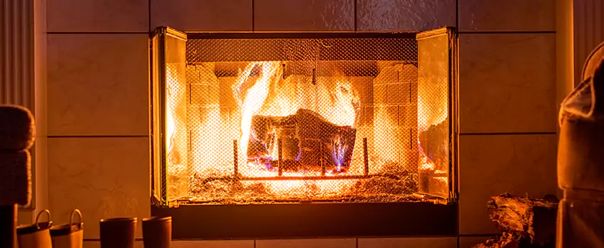 Mendota Hearth Landscape Fireplace Installation in Redding, California