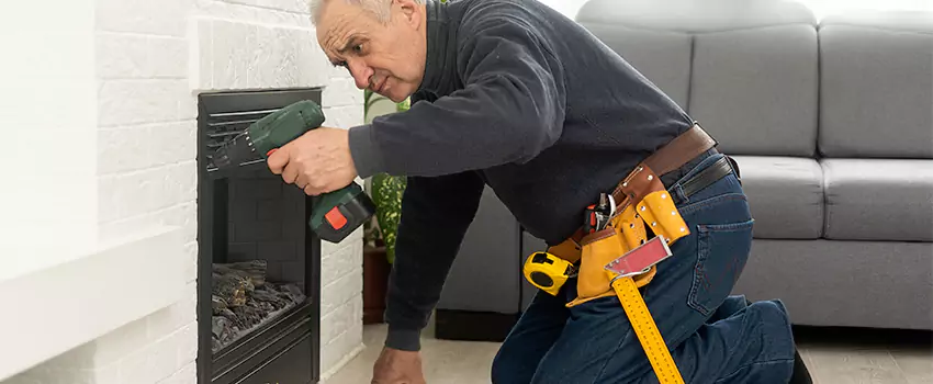 New Indoor Fireplace Installation in Redding, California