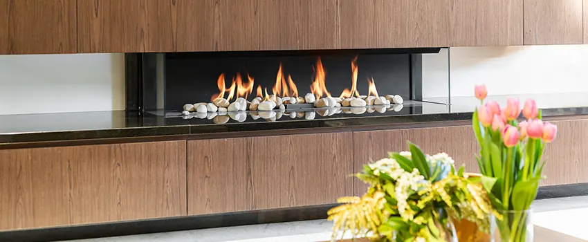 Double-height Fireplace Design Refurbishment in Redding, California