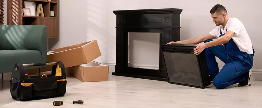 Old Rusted Metal Fireplace Repair And Replacement in Redding, CA