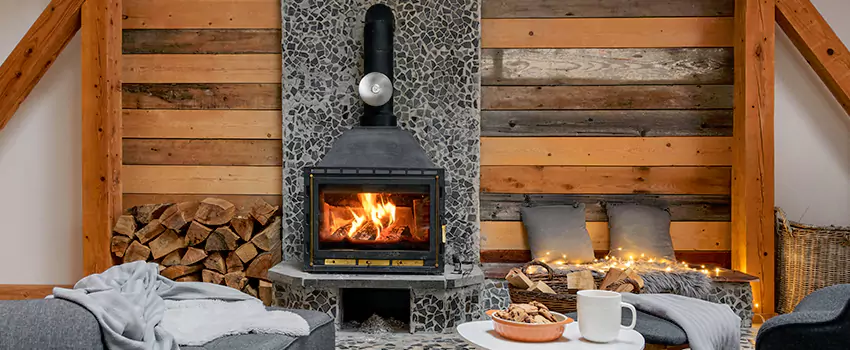 Thelin Hearth Products Direct Vent Gas Stove Fireplace Inspection in Redding, California